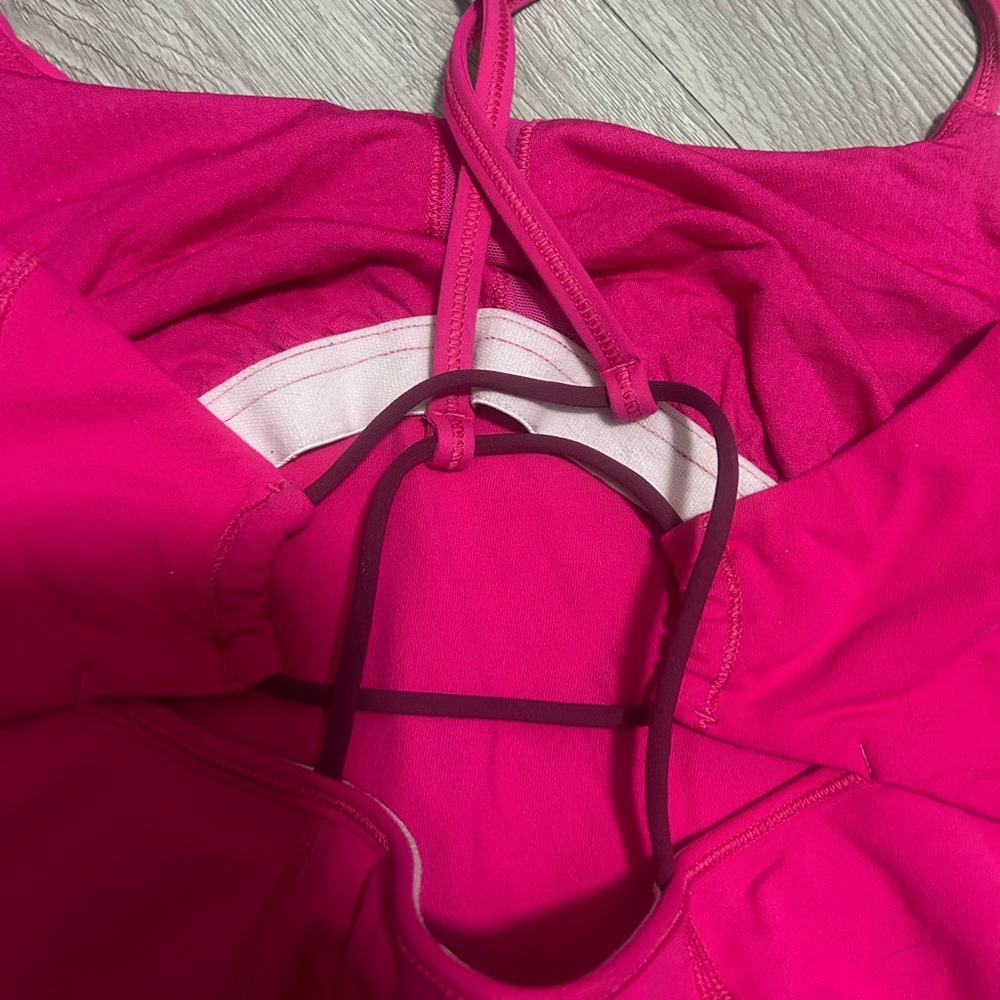 lululemon athletica Hot Pink Strappy Tank Top - Picture 4 of 5